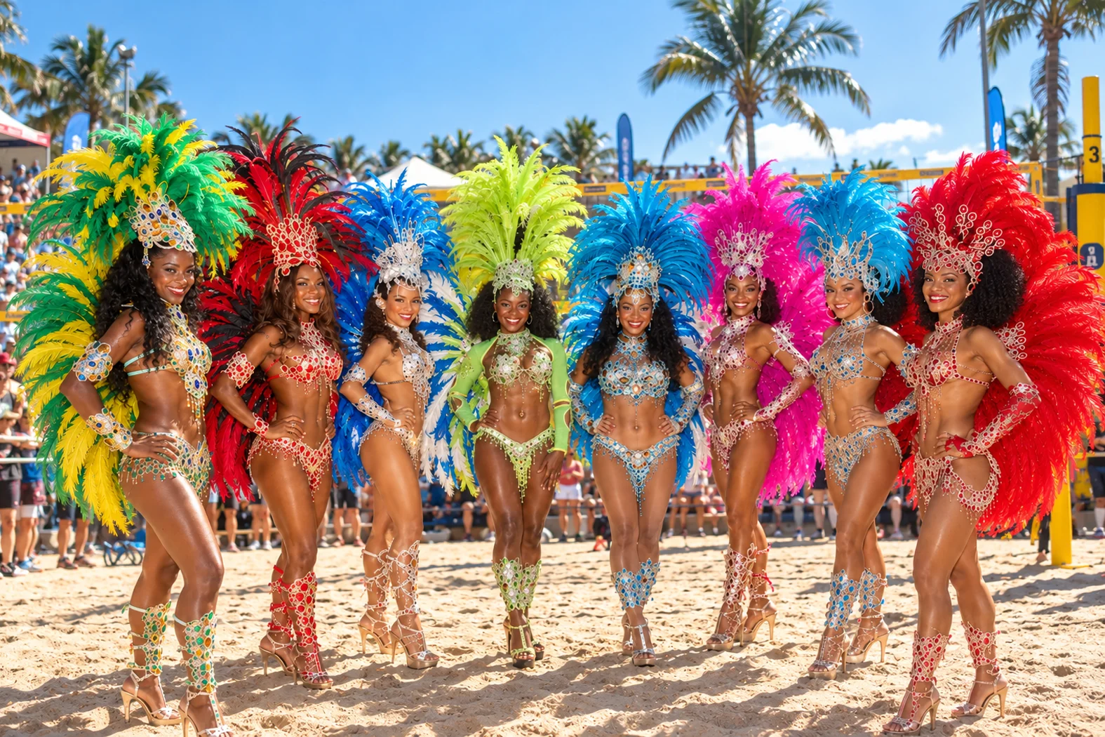 Samba Brasilshow für Beachvolleyball, Sportveranstaltungen, Beachpartys und Sommerfeste – Brasil Show Köln