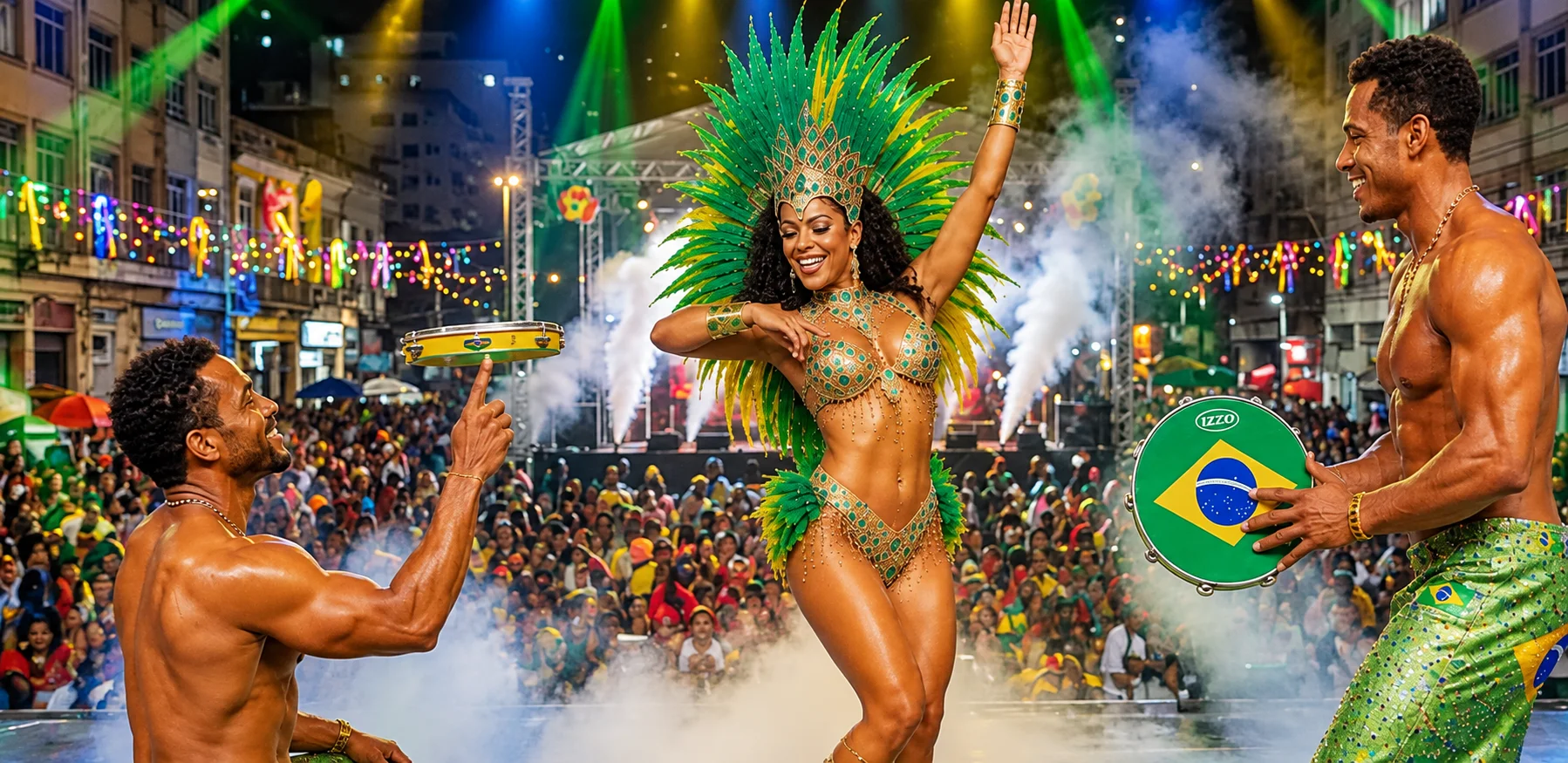 Brasilianische Sambashow mit Tänzerinnen und Trommlern – Brasil Show Köln